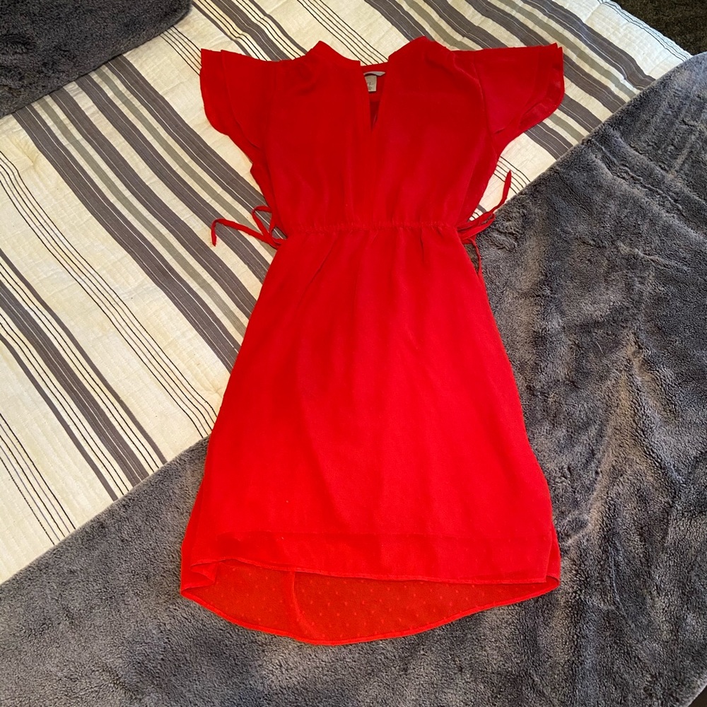 cherry red sundress from H&M